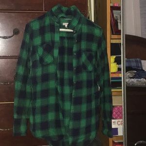 Green flannel
